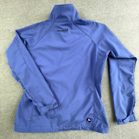 Marmot Women’s L Softshell Blue Full‑Zip Jacket Fleece Lined Hiking Layer (FLAW) - Picture 5 of 15
